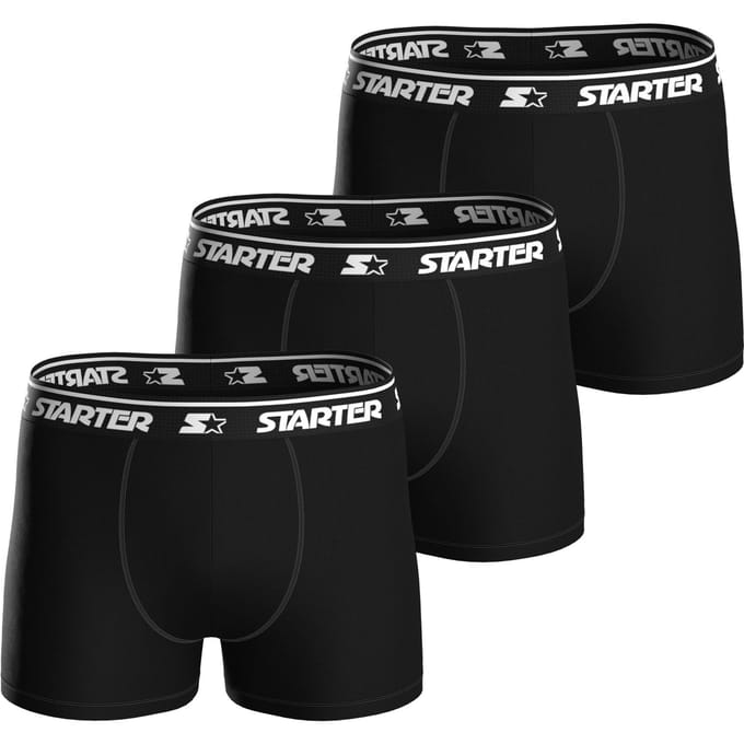 STARTER Boxers - 3-pack - Zwart - Maat XL