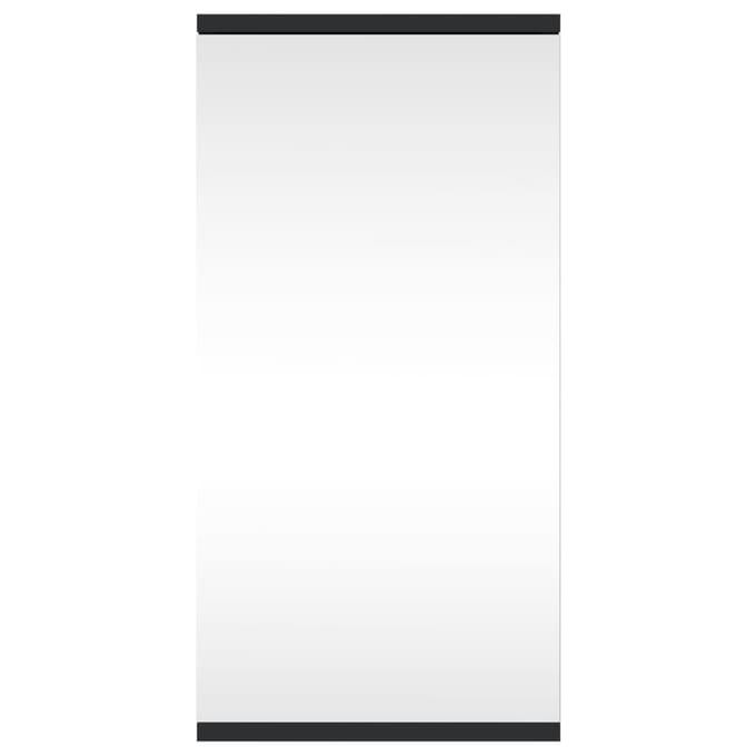 vidaXL - Badkamerkast - met - spiegel - 30x24x60 - cm - zwart
