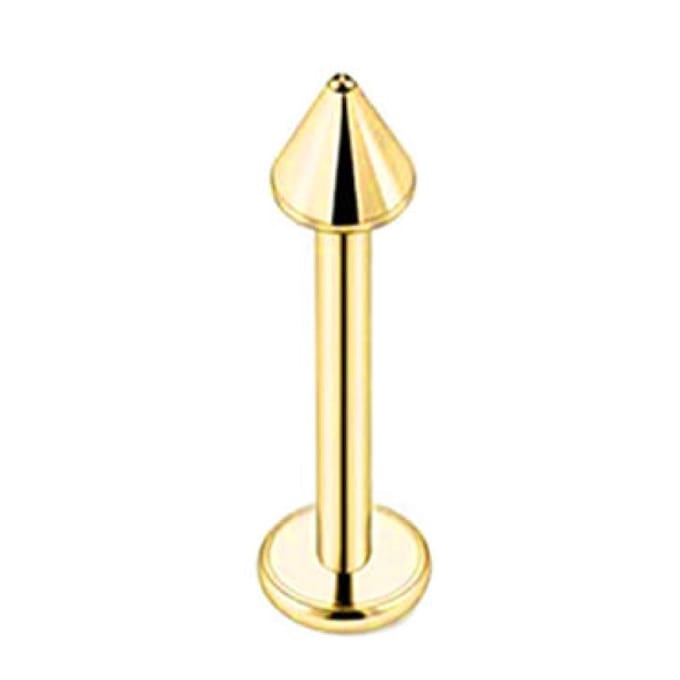 Goud Spike - Tragus / Helix / Labret Piercing