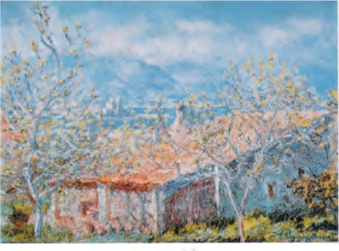 Claude Monet - Antibes - Kunstposter - 40x50 cm