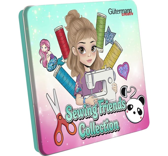 Gütermann Sewing Friends Collection Box naaigaren set 15 x 100 m, incl. accessoires