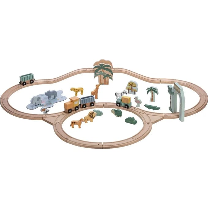 Houten trein simulatiespel FreeON Free 2 Play