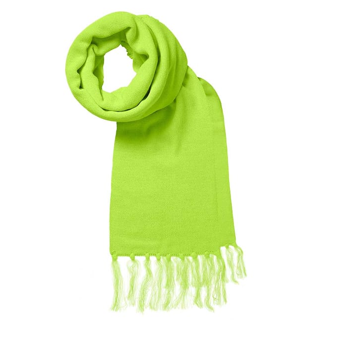 Feest sjaals - carnavals sjaal - 5-Stuks - One size / Fluor geel
