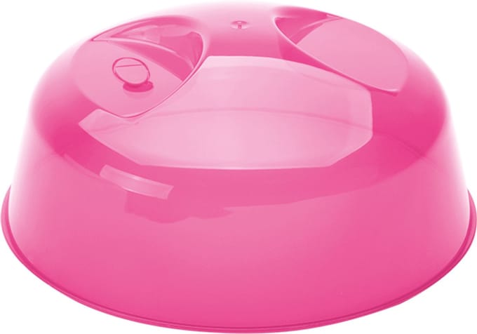 Juypal Magnetrondeksel/afdekschaal - roze - kunststof - D26 x H11 cm