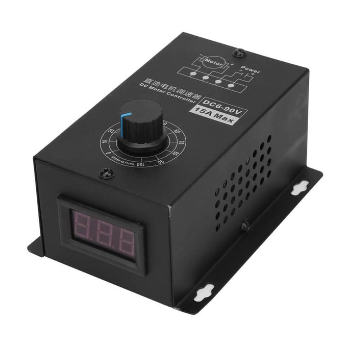 DC 6V 90V 15A Borstelmotor Regelaar Snelheidsregeling Elektrische Controller
