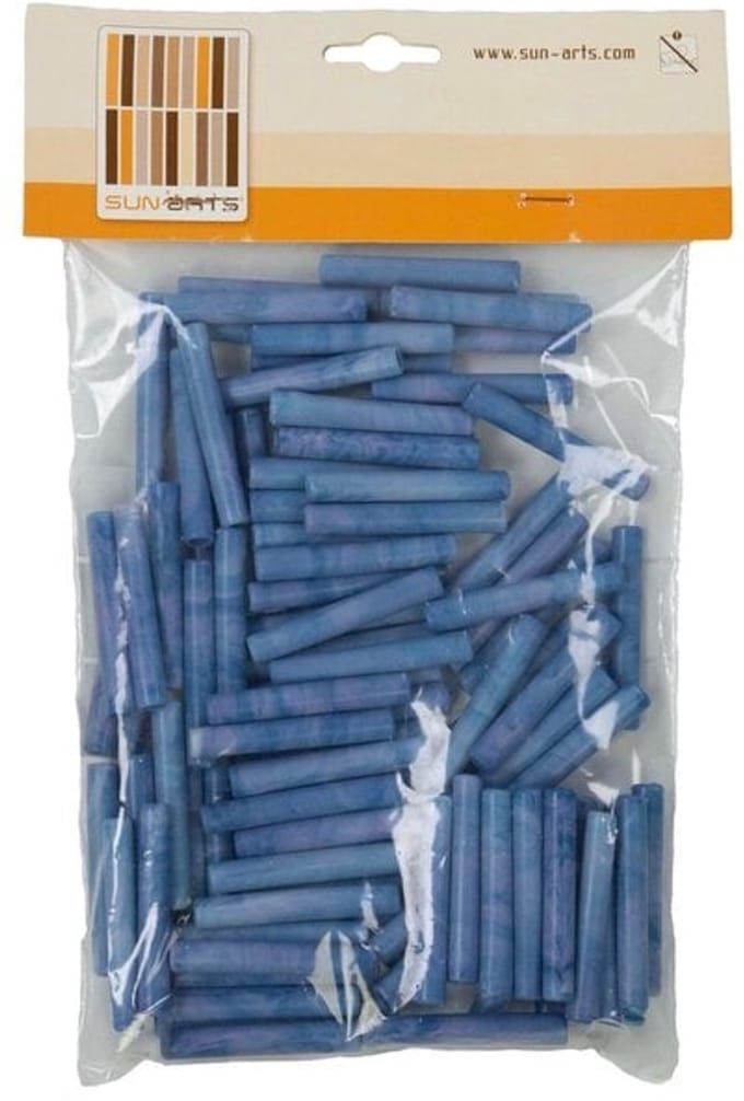 Sun Arts 250 stuks hulzen donkerblauw vlam