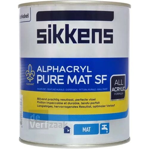 Sikkens Alphacryl Pure Mat SF 1 liter - Wit