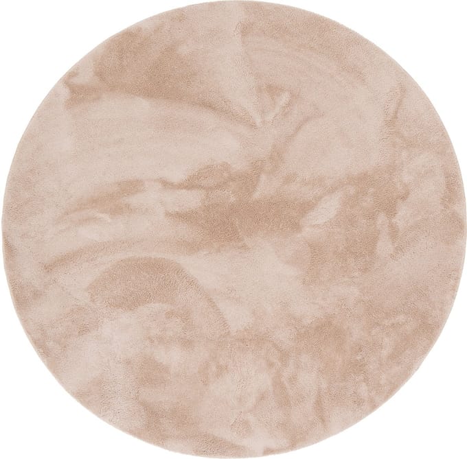 Pergamon Luxus Super Soft Feel Vloerkleed Pearl rond