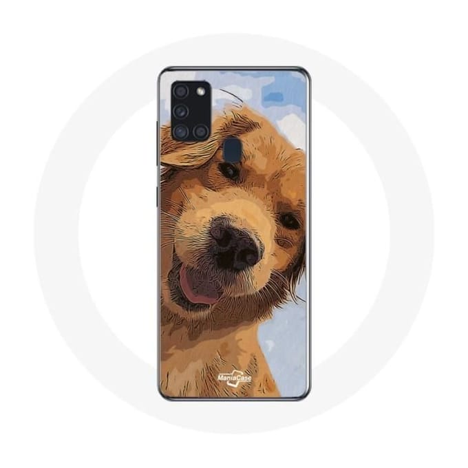 Samsung Galaxy A21S hoesje Golden retriever Hondenras