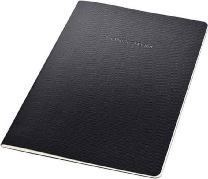 Sigel notitieboek A5 Conceptum zwart softcover 64 pagina's 80 grams ruit