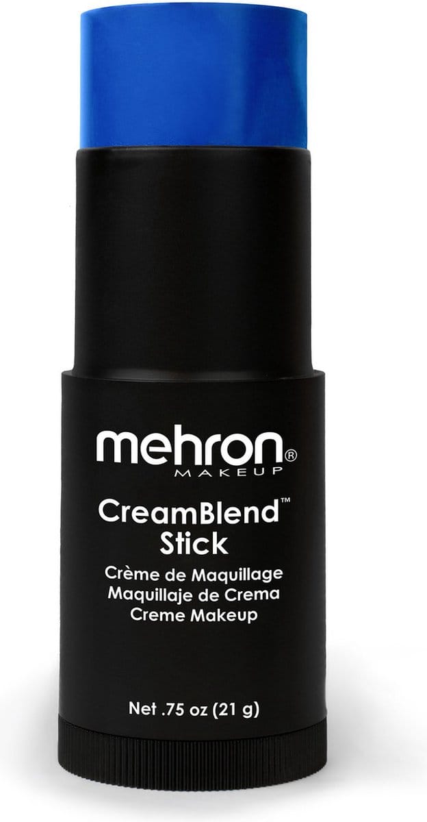Mehron - CreamBlend Stick - Schmink - Blauw
