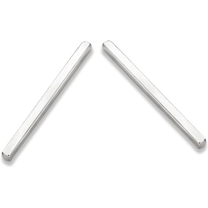 Casa Jewelry Oorhangers Stick - Zilver - 5 cm
