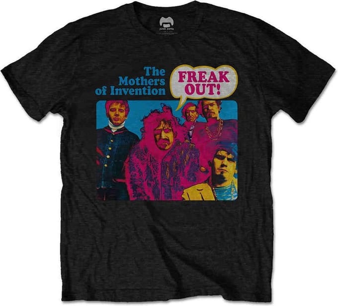 Frank Zappa - Freak Out! Heren T-shirt - S - Zwart