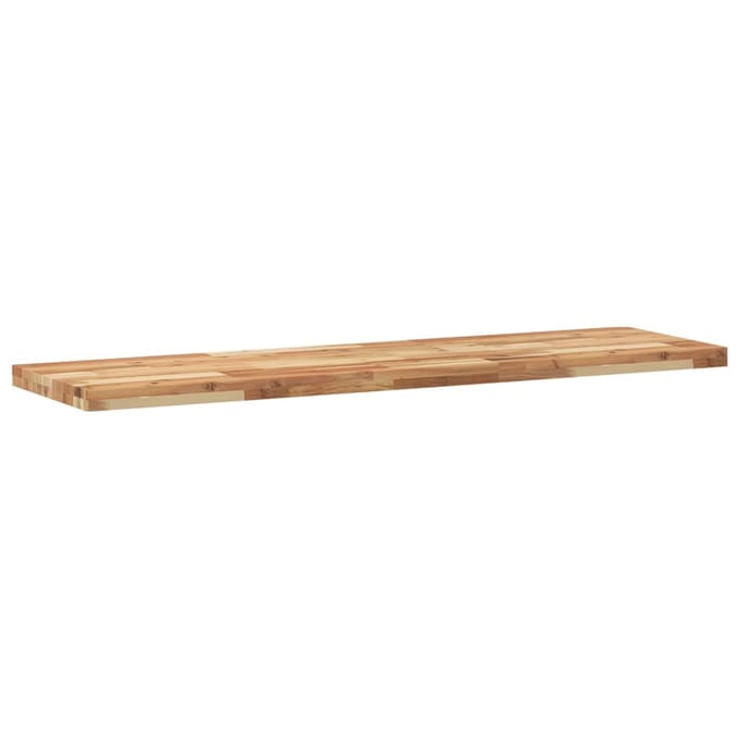 vidaXL - Wandschappen - 2 - st - zwevend - olieafwerking - 140x40x4 - cm - acaciahout