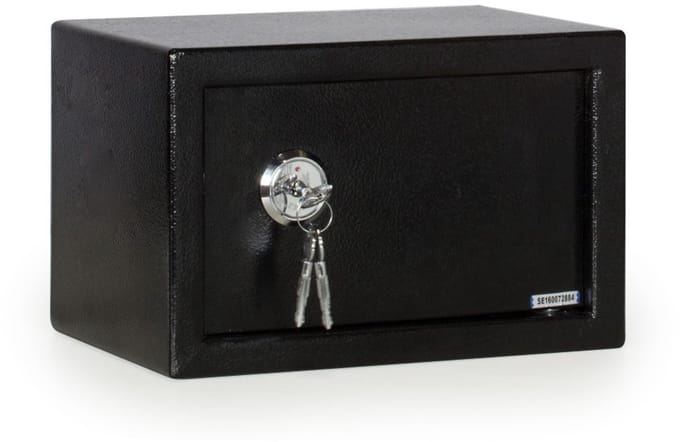 Securata Kluis met sleutel - Small - Zwart - 31 x 20 x 20 cm - Prive Kluis met sleutel