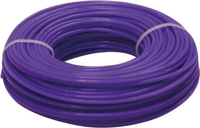 Toolland Trimmerdraad, nylon, paars, 3 mm, 100 m