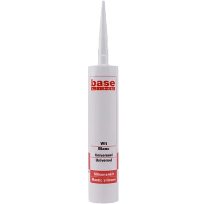 Baseline Siliconenkit Universeel Wit 310ml