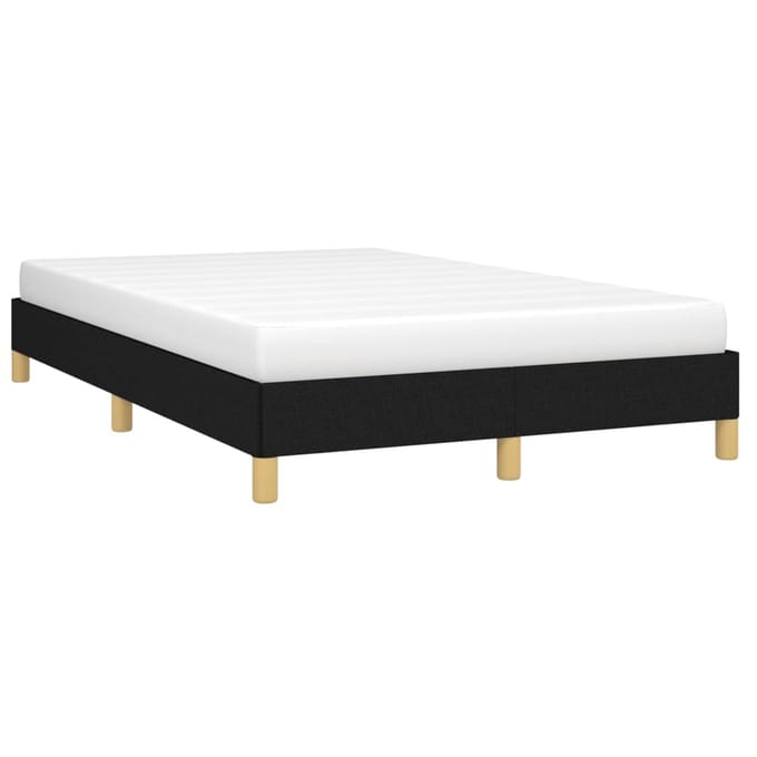 vidaXL - Bedframe - zonder - matras - 120x200 - cm - stof - zwart