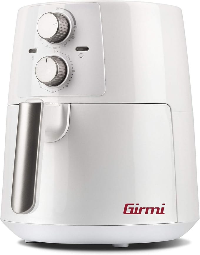 Heteluchtfriteuse - Airfryer Frituurpan - Gezond Frituren - Compact Design - 35 Liter - Wit