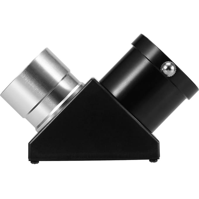Astronomische telescoop oculair 45 / 90 graden diagonaal omkeerprisma 1.25IN Zenith-spiegel voor 90 degree gray