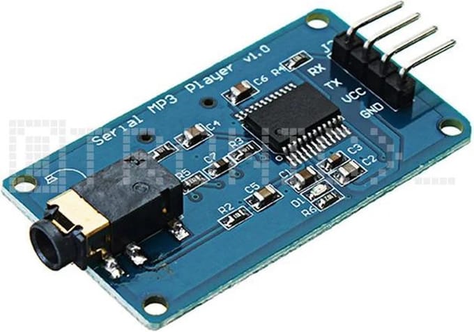 OTRONICÂ® UART TTL SeriÃƒÂ«le MP3 module met Micro SD slot (YX5300 alternatief)