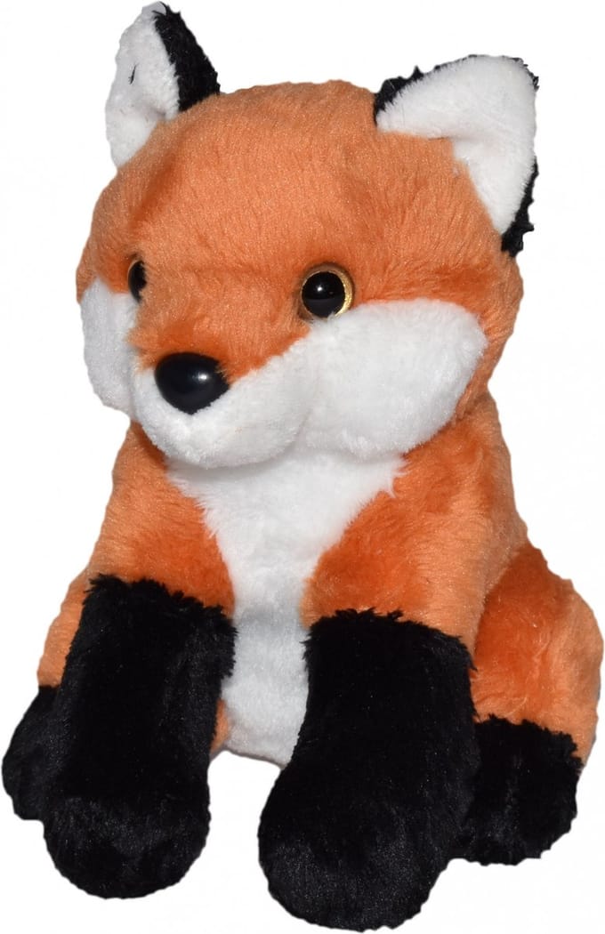 Wild Republic Knuffel Vos - pluche - knuffeldier - 13 cm