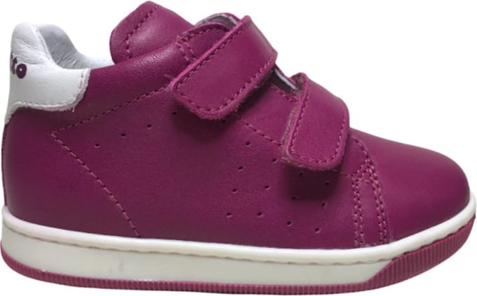 Falcotto mt 20 meisje lederen velcro's sneaker bosbes Smith