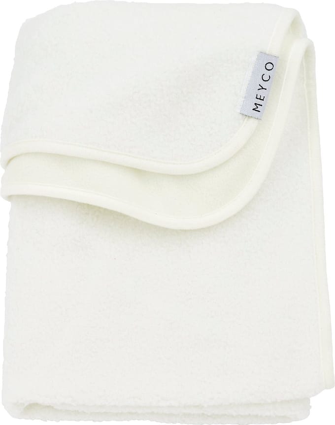 Meyco Baby Bouclé reisdeken - offwhite - 75x100cm