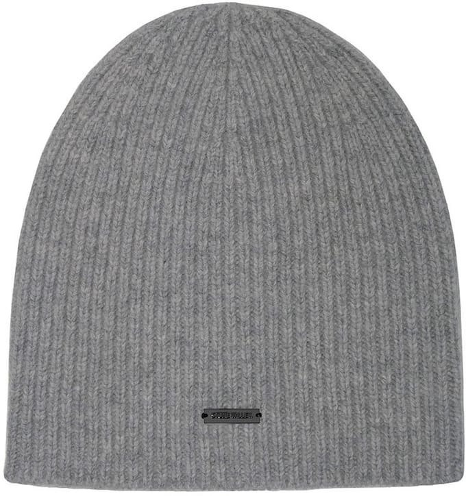 Stone Valley Gebreide Beanie zonder Omslagrand in Grijs