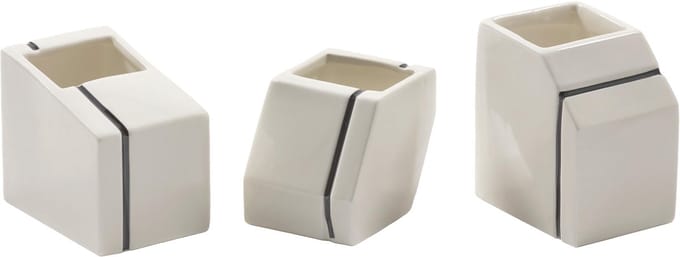 Serax Silos Mini Vaas Set Van 3 White