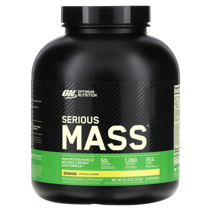 Serious Mass™, Banaan, 2,72 kg(6lb)