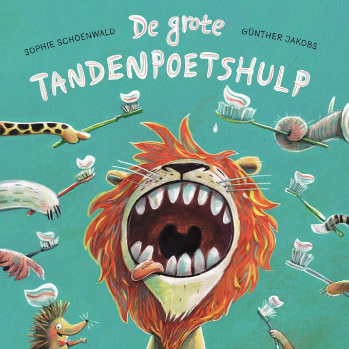 Top1Toys De grote tandenpoetshulp - Kinderboek (karton, 2 - 4 jaar)