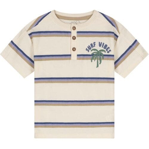 Prénatal baby shirt - Jongens - Gebroken wit - Maat 68
