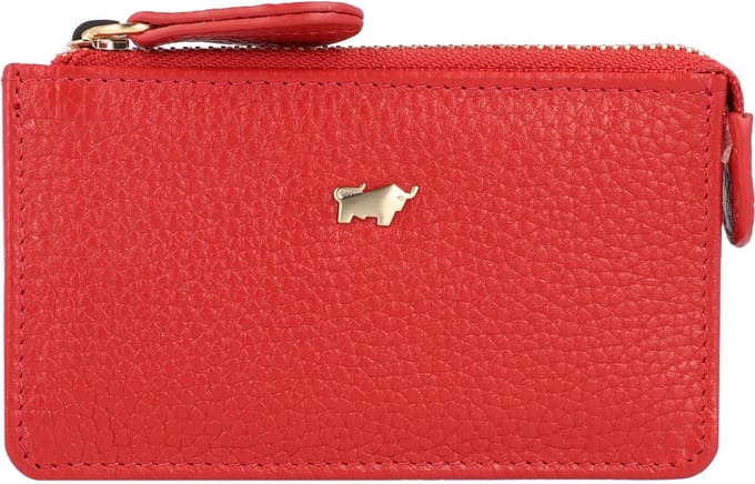 Braun Büffel Leren Sleutelgeval Asti Key Case Red Rood