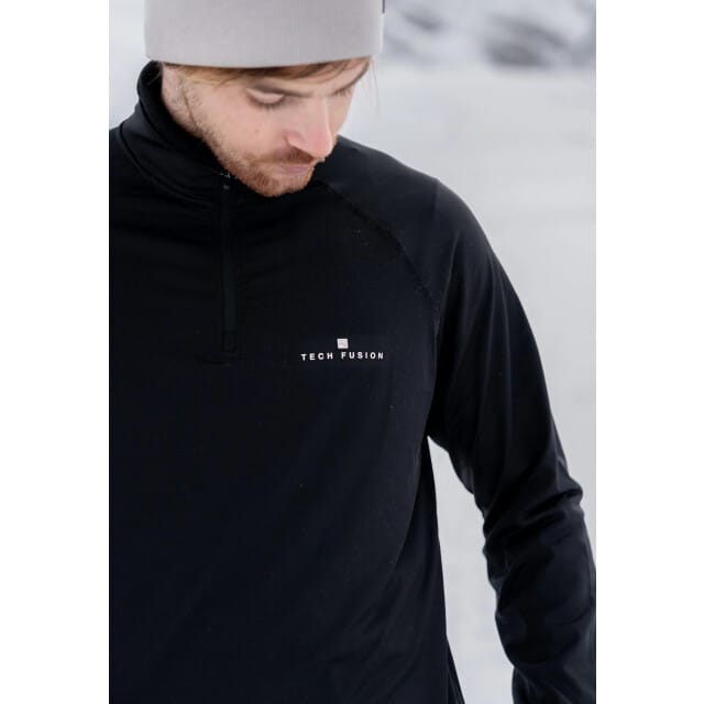 JACK&JONES - JJALPES HALF ZIP BASELAYER AW25 - Heren - Overhemden