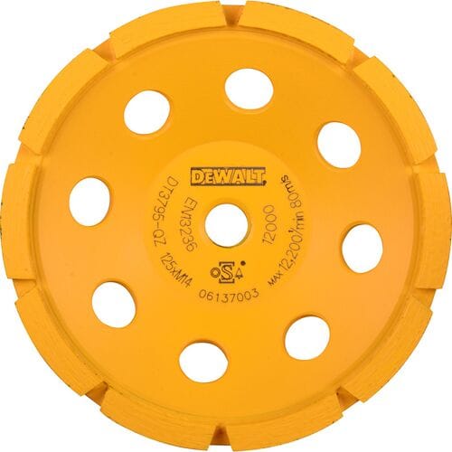 DeWalt DT3795-QZ - Diamantkomslijpschijf - 125mm - Eenrijig - Aggressief slijpen