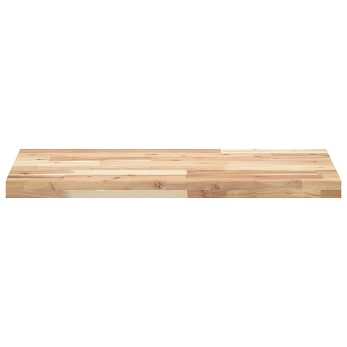 vidaXL - Wastafelblad - 100x40x4 - cm - onbehandeld - massief - acaciahout