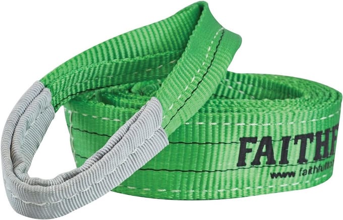 Heftereeper Touw 2 Ton - 60mm Breedte x 3 Meter Lengte - Polyester - Veilig Hijsmiddel