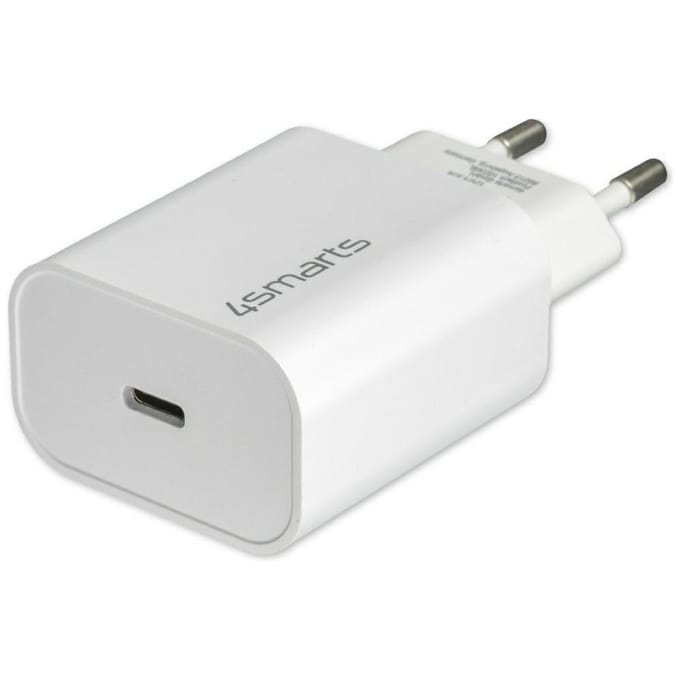 4smarts VoltPlug 20W USB-C Adapter met Lightning Kabel 1.5 Meter Wit