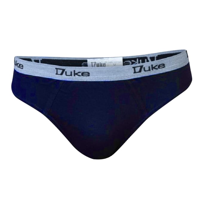 Slip Homme Duke D555 London Kingsize (Lot de 3) 8XL noir/gris