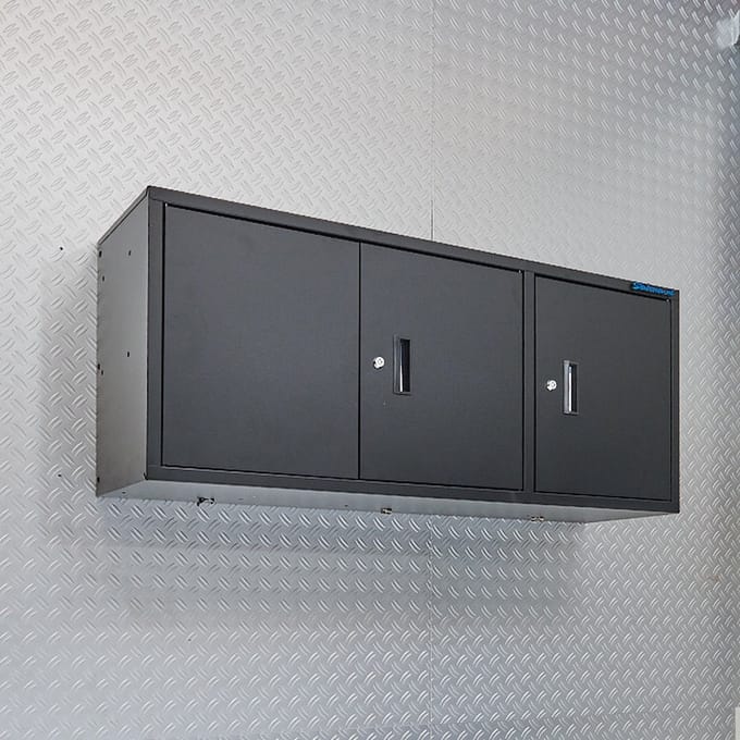 Datona® Wandkast zwart 120 cm - Zwart