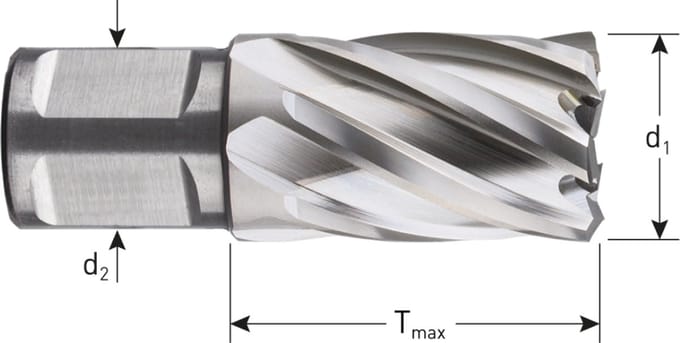Rotec HSS kernboor SILVER-LINE 32 x 30mm