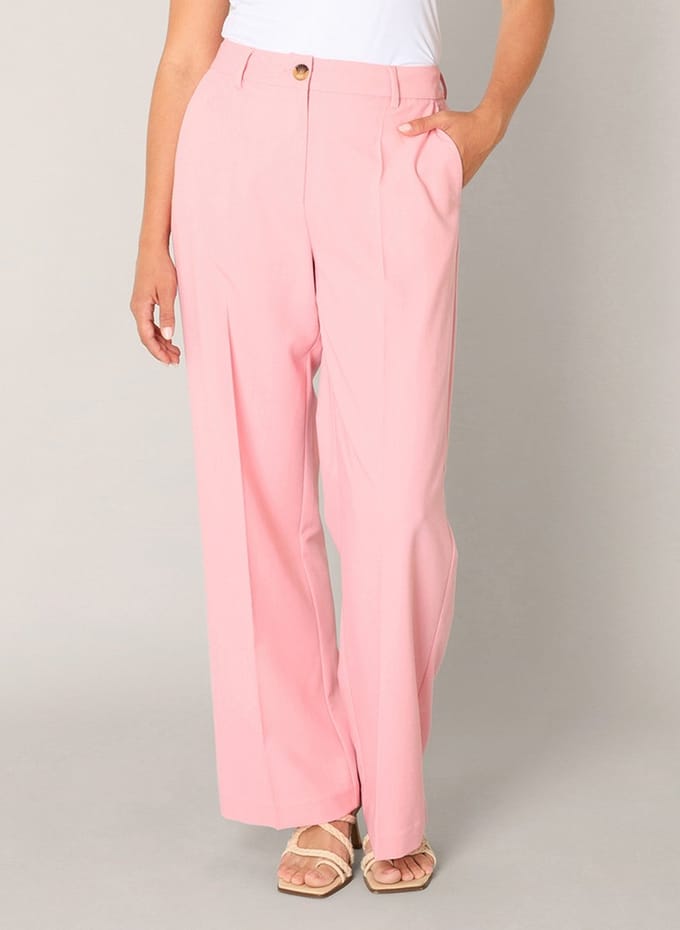 BASE LEVEL Yuna Pants - Soft Pink - maat W38 / L32