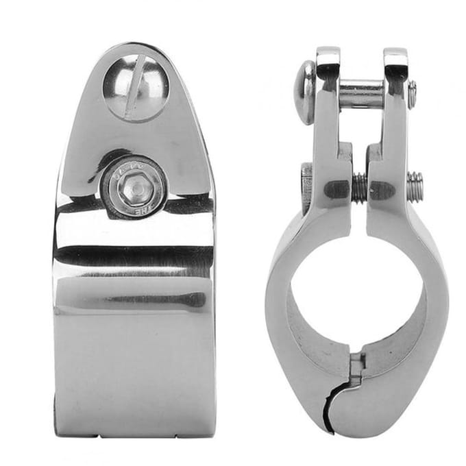Allecto - Bimini Hardware Fittings - Rvs Hinge Jaw Slide Set