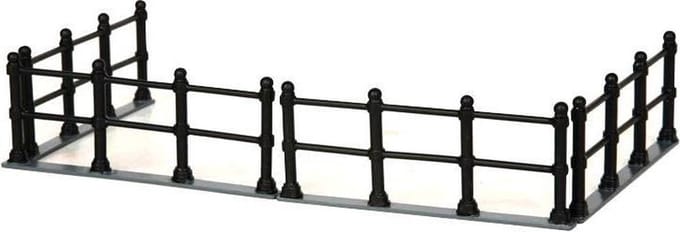 Lemax - Canal Fence -  Set Of 4 - Kersthuisjes & Kerstdorpen
