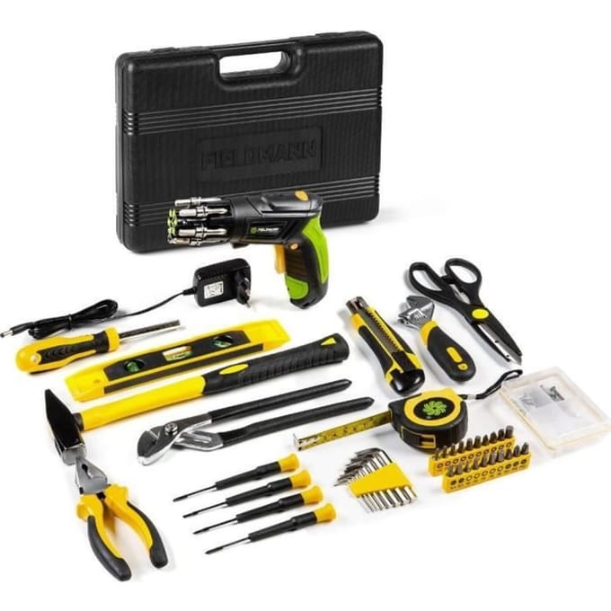 FIELDMANN – FDG 5018-108AR – Accu schroevendraaierset – 108-delig