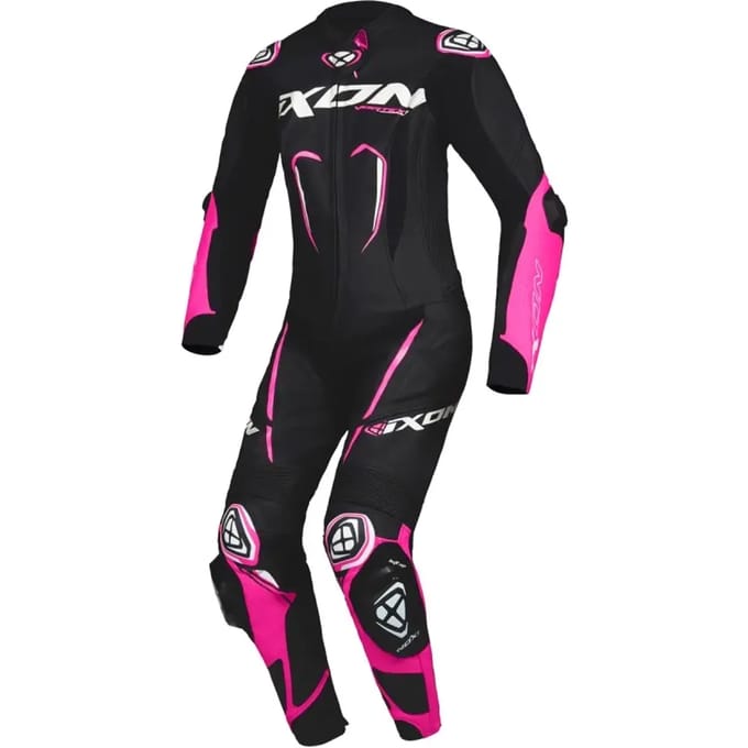 Ixon Vortex 3 Lady Zwart Roze Wit 1-Delig Motorpak - Racepak