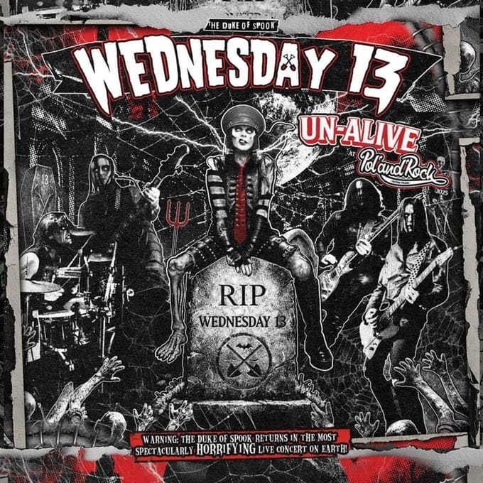 Wednesday 13 CD - Un-Alive from Pol'and'Rock 2025 - voor Geen - standaard