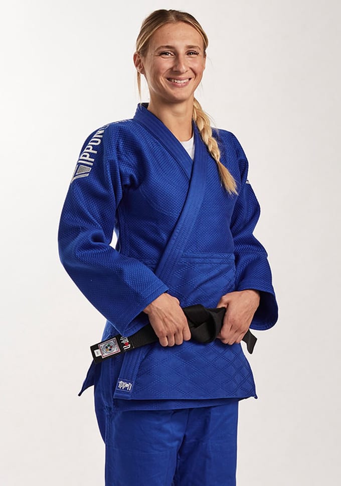 Ippon Gear Fighter Legendary Slim Fit judojas Blauw (Maat: 195)