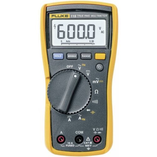 Fluke 115 Multimeter Digitaal CAT III 600 V Weergave (counts): 6000